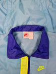 Vintage Nike Windbreaker Halfzip Hellblau L
