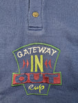 Vintage Gateway Sweater Polokragen Dunkelblau M-L