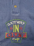 Vintage Gateway Sweater Polokragen Dunkelblau M-L