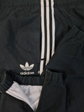 Vintage Adidas Trackpants Silvertag Trefoil Bestickt Dunkelblau (D4) S-L