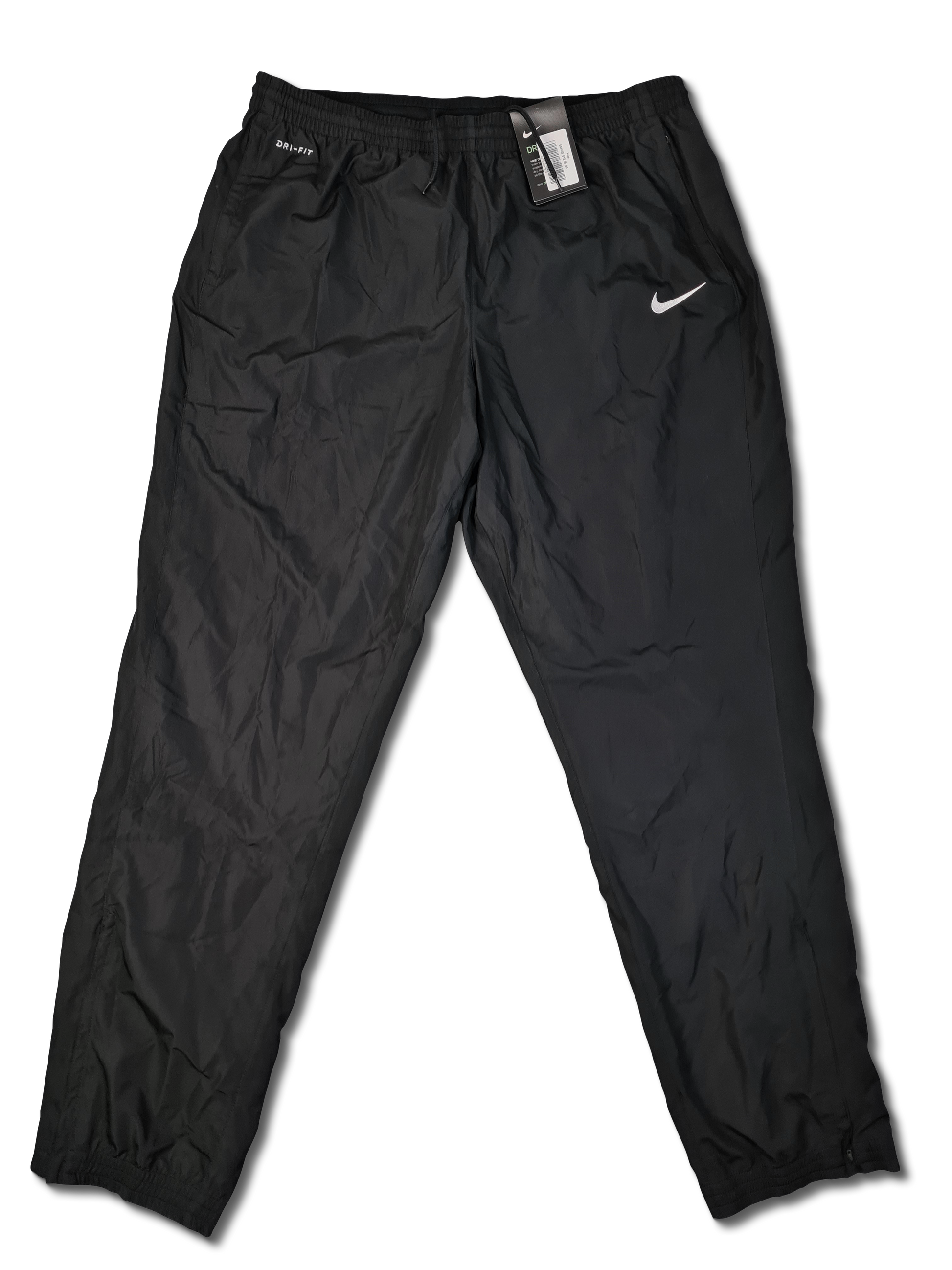 Moderne Nike Trackpants Basic Dri-Fit Neu Mit Etikett Schwarz XXL - RareRags