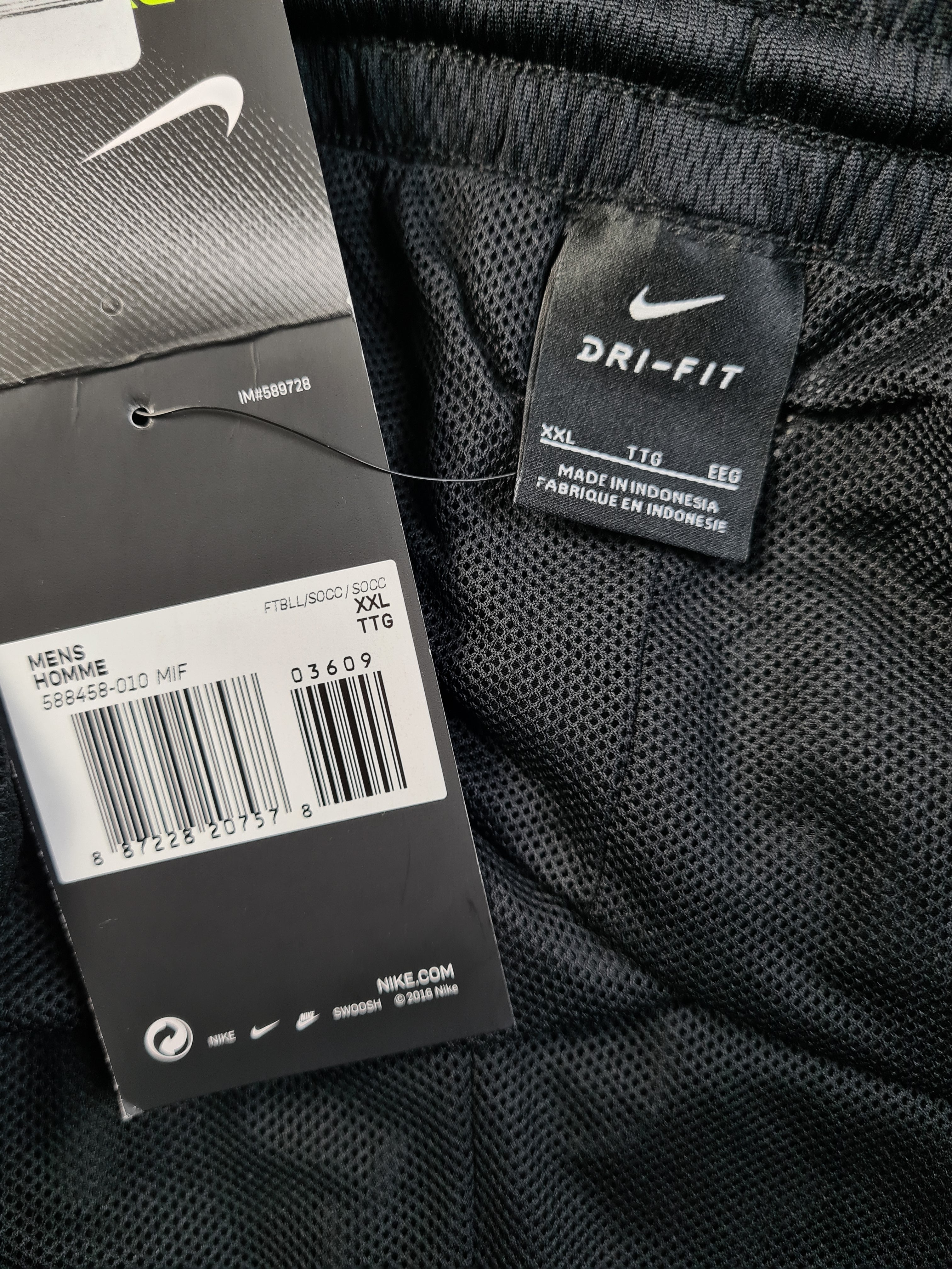 Moderne Nike Trackpants Basic Dri-Fit Neu Mit Etikett Schwarz XXL - RareRags