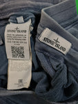 Moderne Stone Island Jogginghose Used Look Verwaschenes Blau L