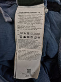 Moderne Stone Island Jogginghose Used Look Verwaschenes Blau L