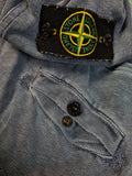 Moderne Stone Island Jogginghose Used Look Verwaschenes Blau L