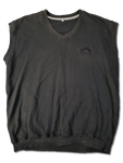 Vintage Exploration Pullunder Bestickt Schwarz XL