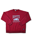 Vintage Roots Sweater Bieber Print Made In Canada Rot M