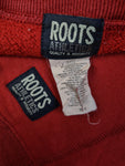 Vintage Roots Sweater Bieber Print Made In Canada Rot M