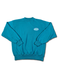 Rare! Vintage Nike Sweater Blue Label 80s Made In Portugal Türkis L