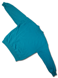 Rare! Vintage Nike Sweater Blue Label 80s Made In Portugal Türkis L