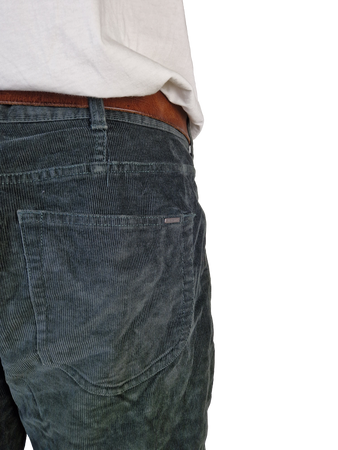 Moderne Zegna Sport Cordhose Regular Fit Dunkelgrün 38