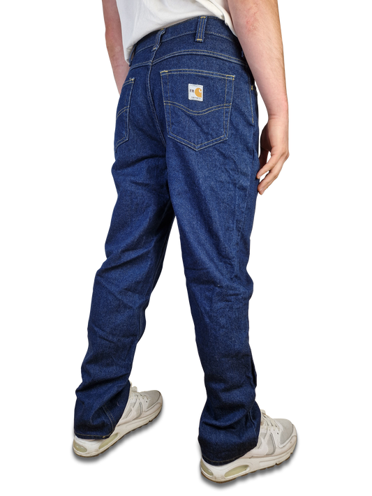 Moderne Carhartt Jeans "FR" Flame Resistant Workwear Blau 32x32