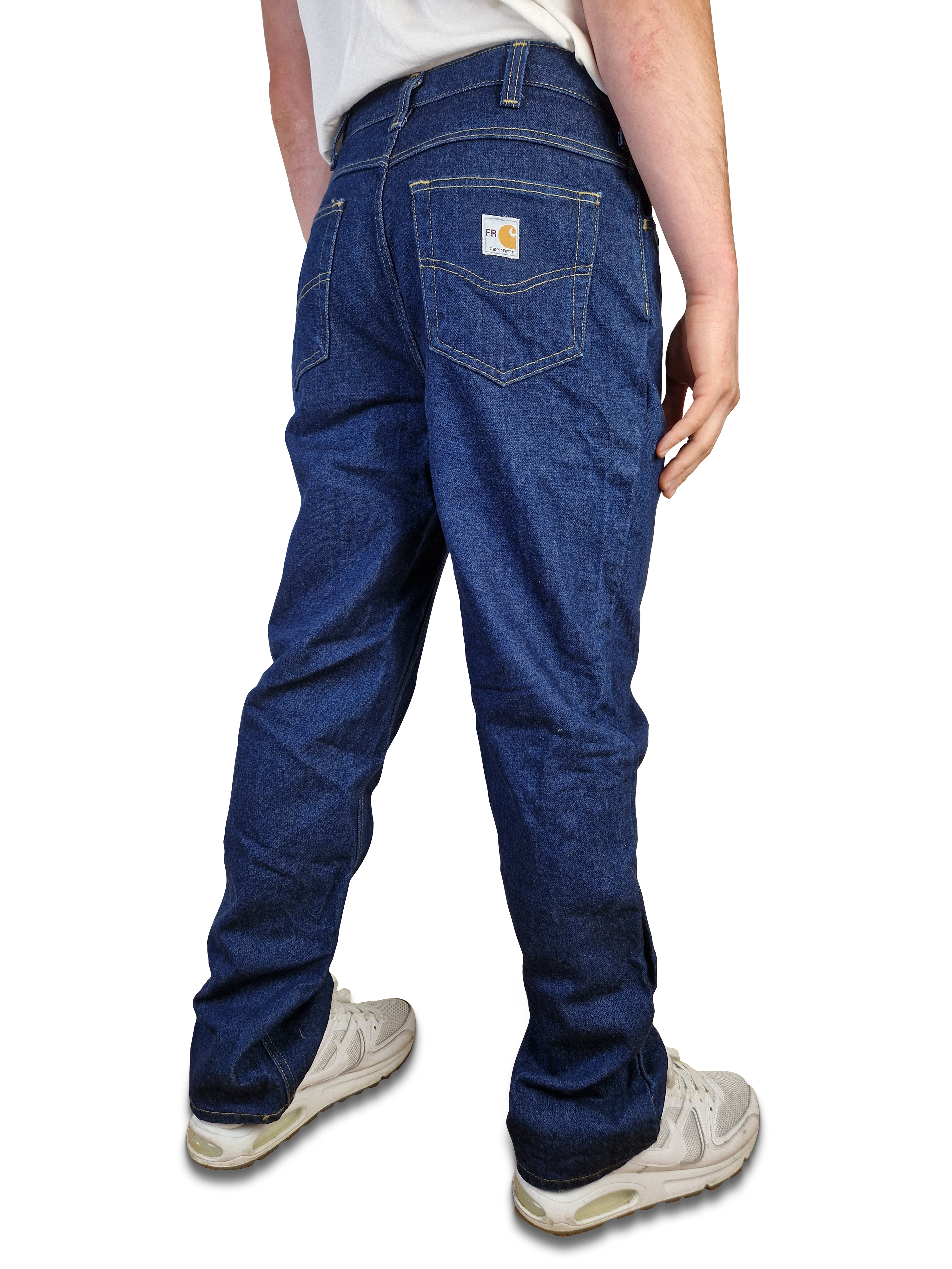 Moderne Carhartt Jeans "FR" Flame Resistant Workwear Blau 32x32 - RareRags