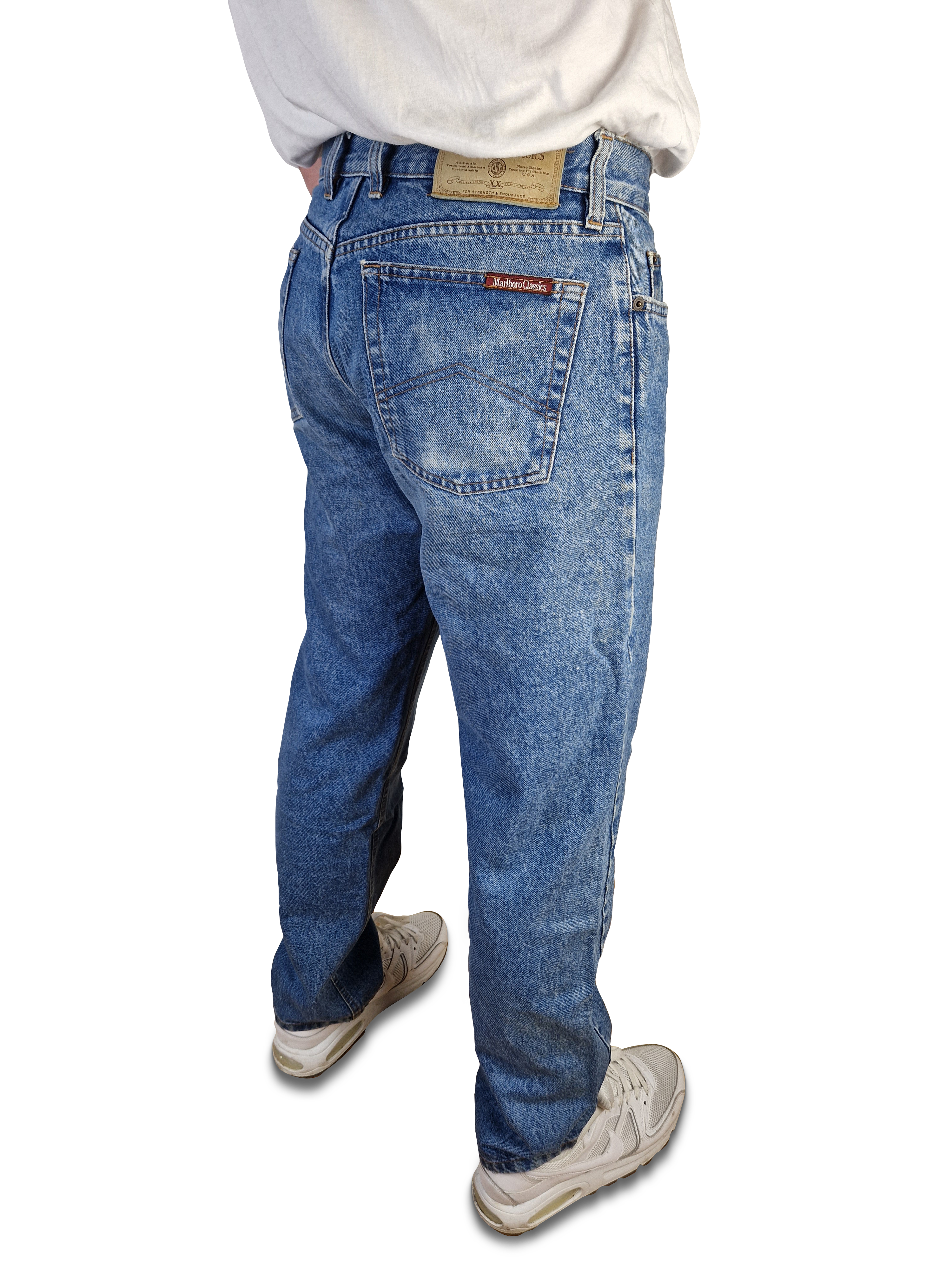 Vintage Marlboro Jeans Pesadena Regular Blau 32 - RareRags