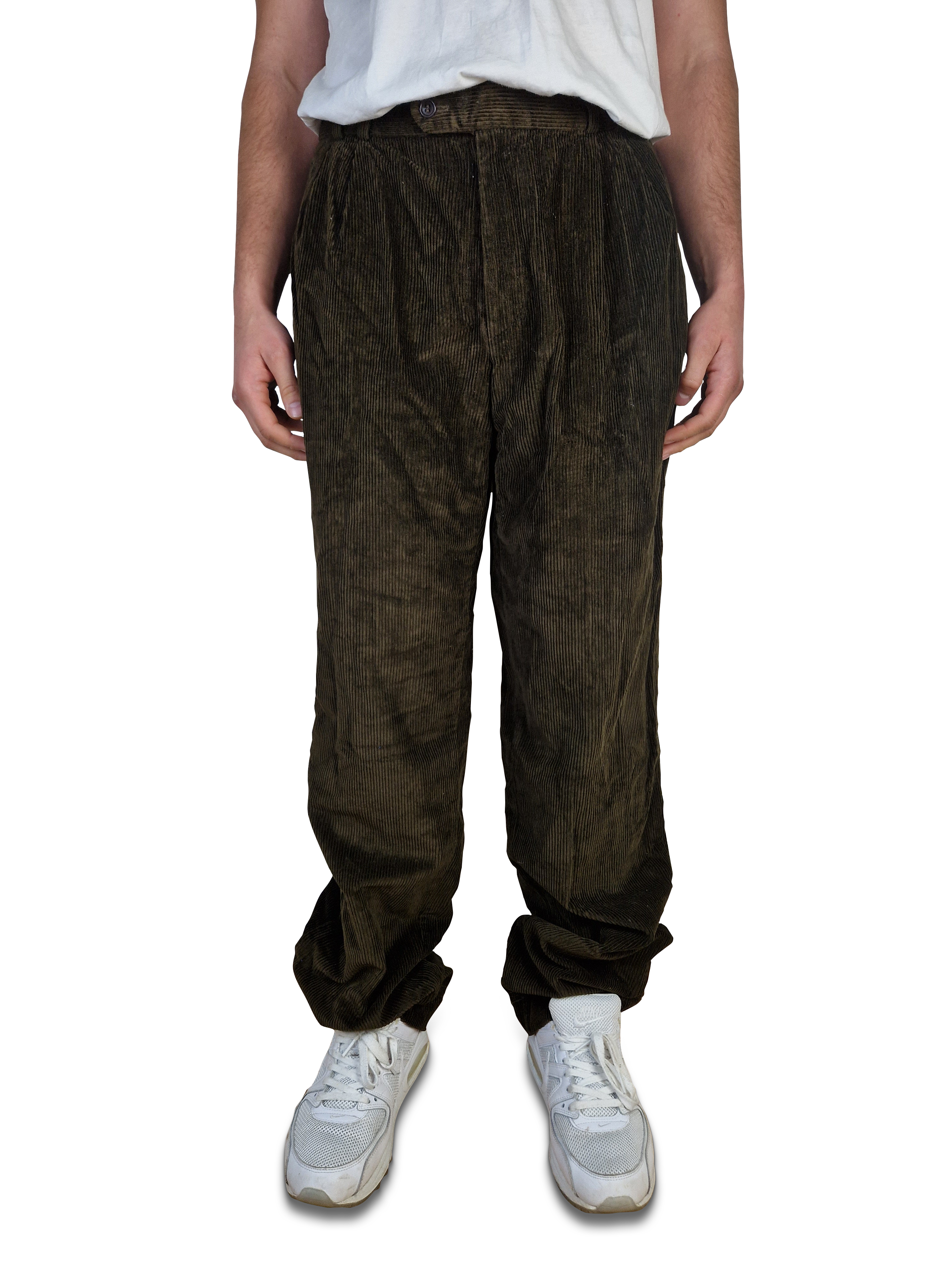 Vintage Hessnatur Cordhose Dunkelbraun L-XL - RareRags