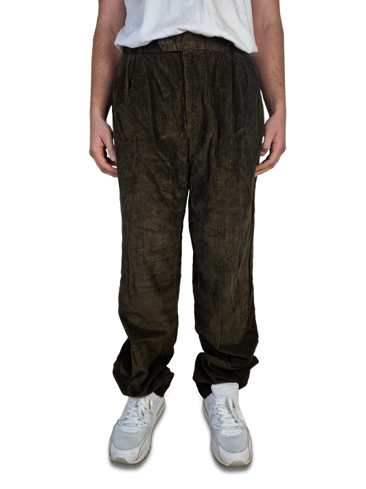 Vintage Hessnatur Cordhose Dunkelbraun L-XL