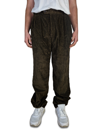 Vintage Hessnatur Cordhose Dunkelbraun L-XL