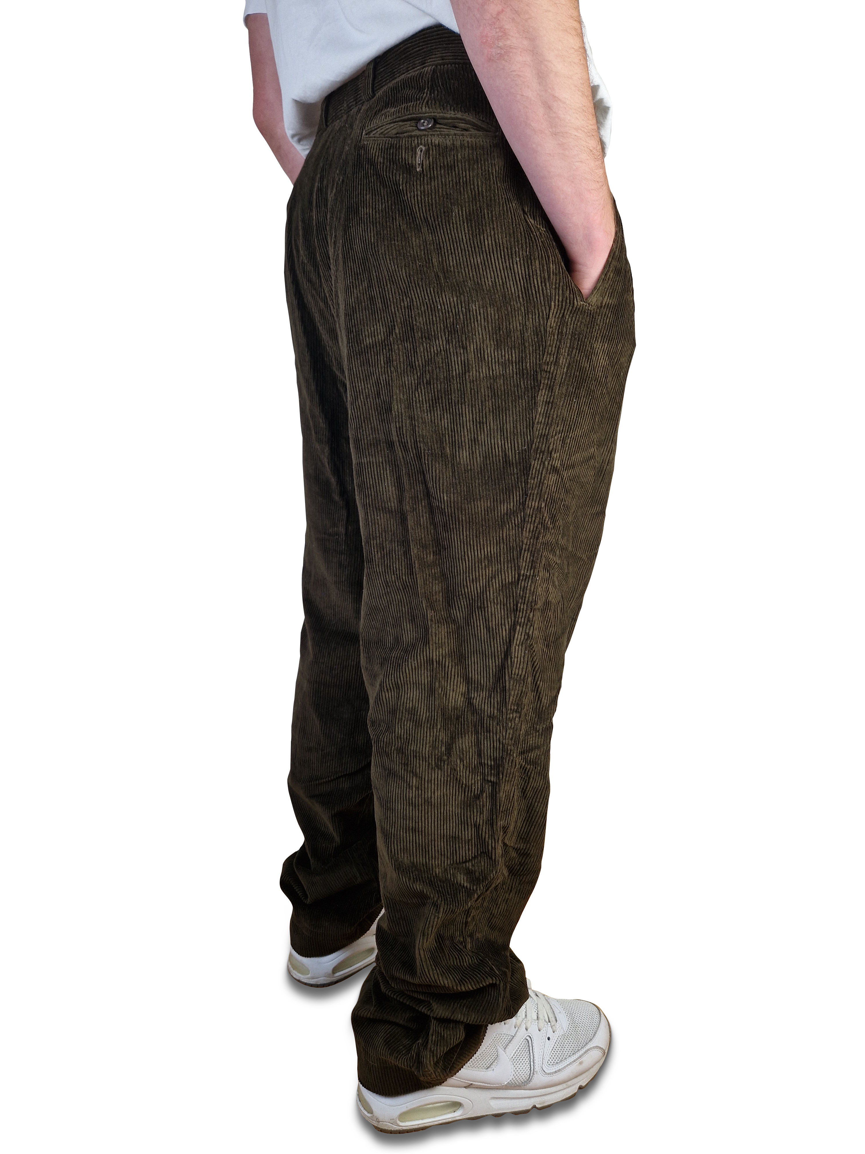 Vintage Hessnatur Cordhose Dunkelbraun L-XL - RareRags