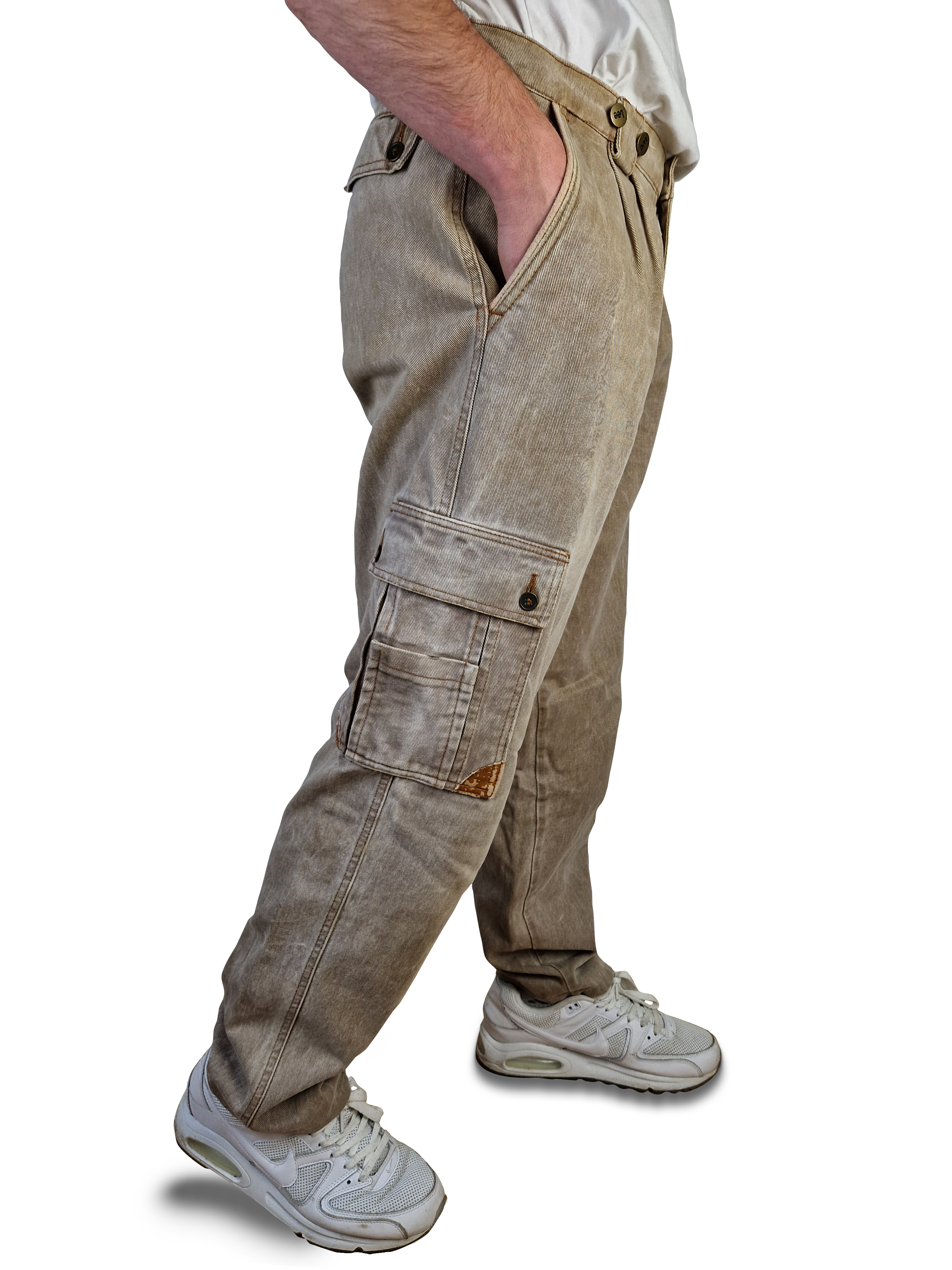 Vintage Cargo Hose Braun Sand (50) M-L - RareRags