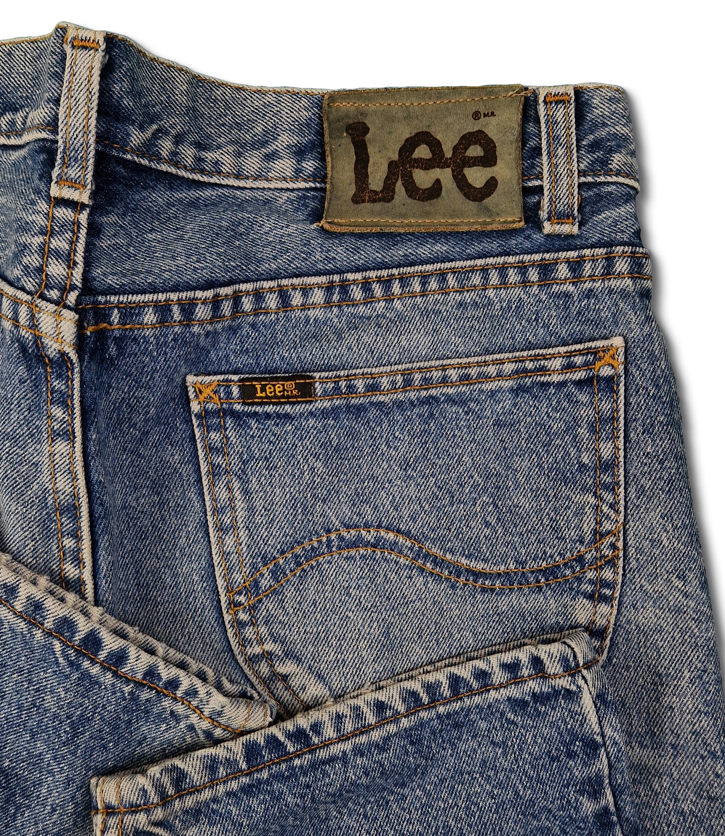 Vintage Lee Jeans Kansas Hellblau 34-36 - RareRags