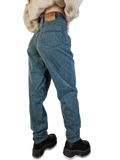Vintage Cougar Jeans High Waist Grün (38) XS-S