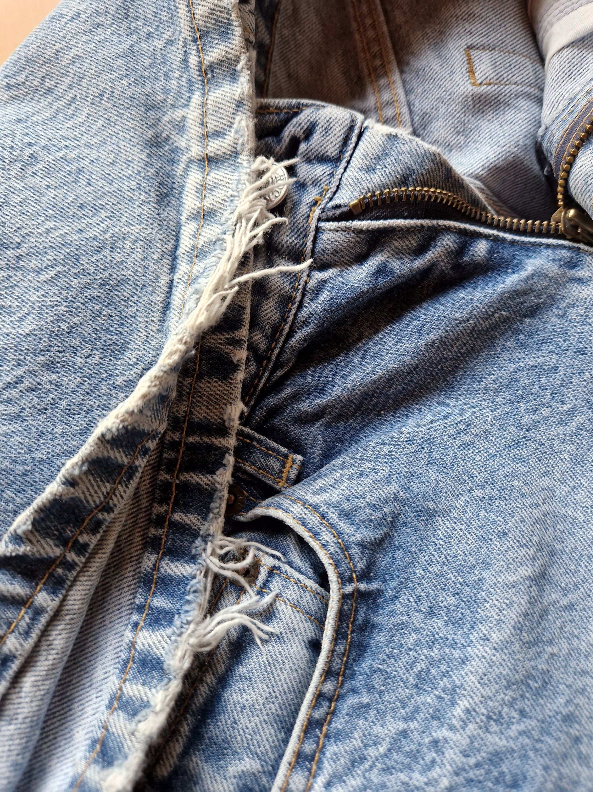 Vintage Rocky Jeans Schlaghose Extreme Flared 80s L - RareRags