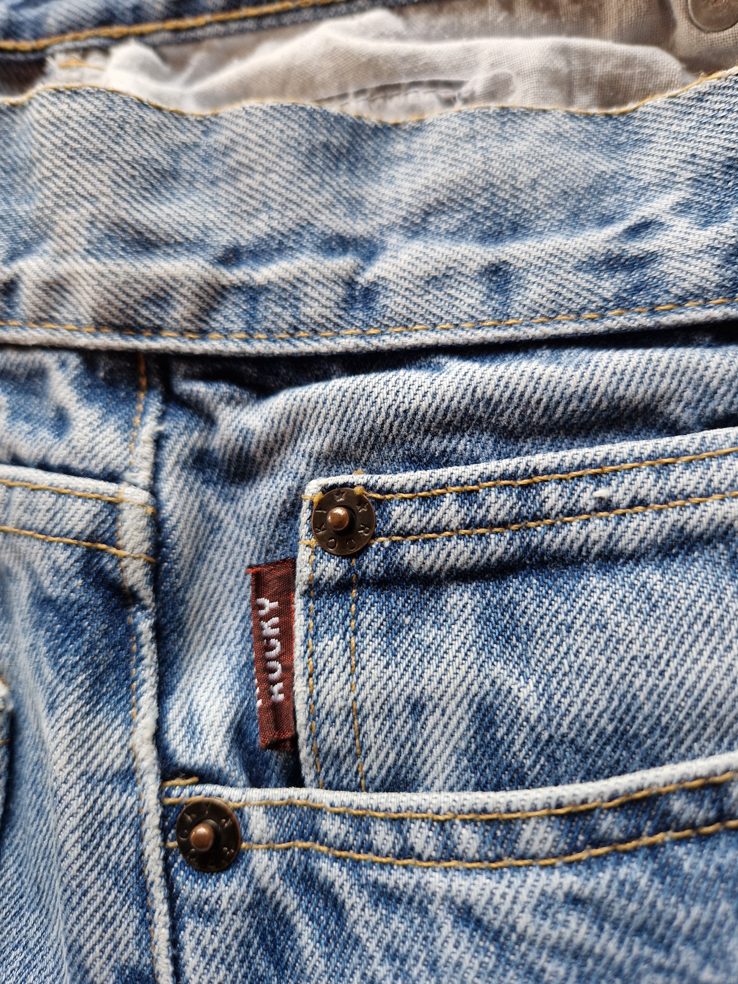 Vintage Rocky Jeans Schlaghose Extreme Flared 80s L - RareRags