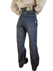 Y2K Tribal Denim Jeans Deadstock Baggy W28 L30 - RareRags
