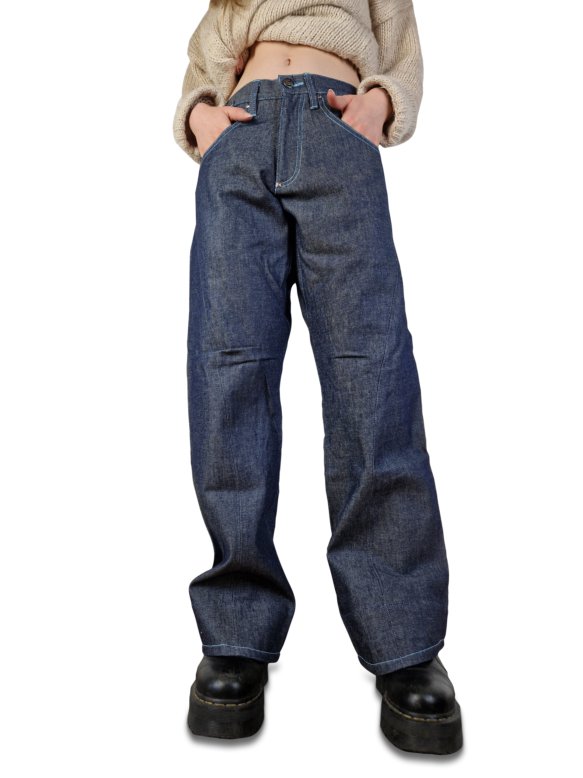 Y2K FJ560 Jeans Baggy Deadstock 1997 By Fat Joe Made In Hong Kong 28 - RareRags