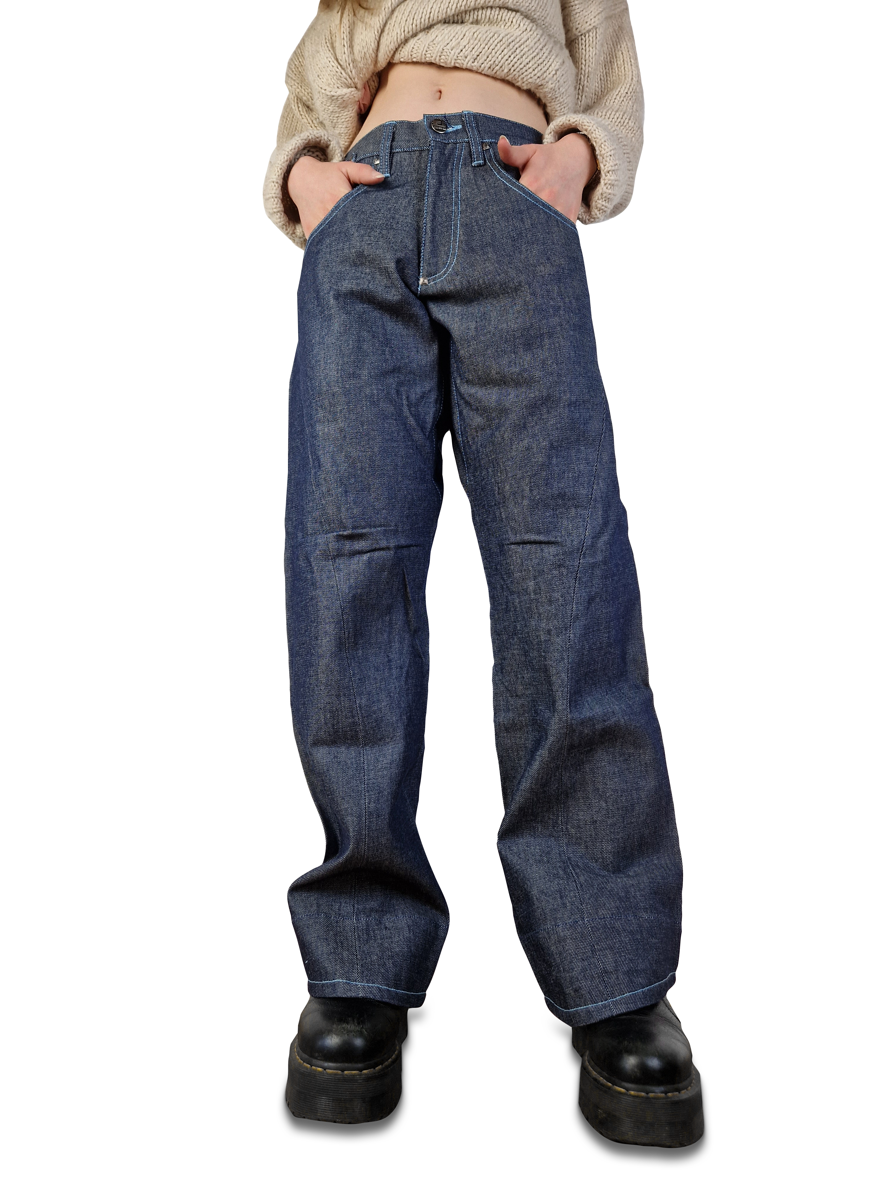 Y2K FJ560 Jeans Baggy Deadstock 1997 By Fat Joe Made In Hong Kong 28 - RareRags