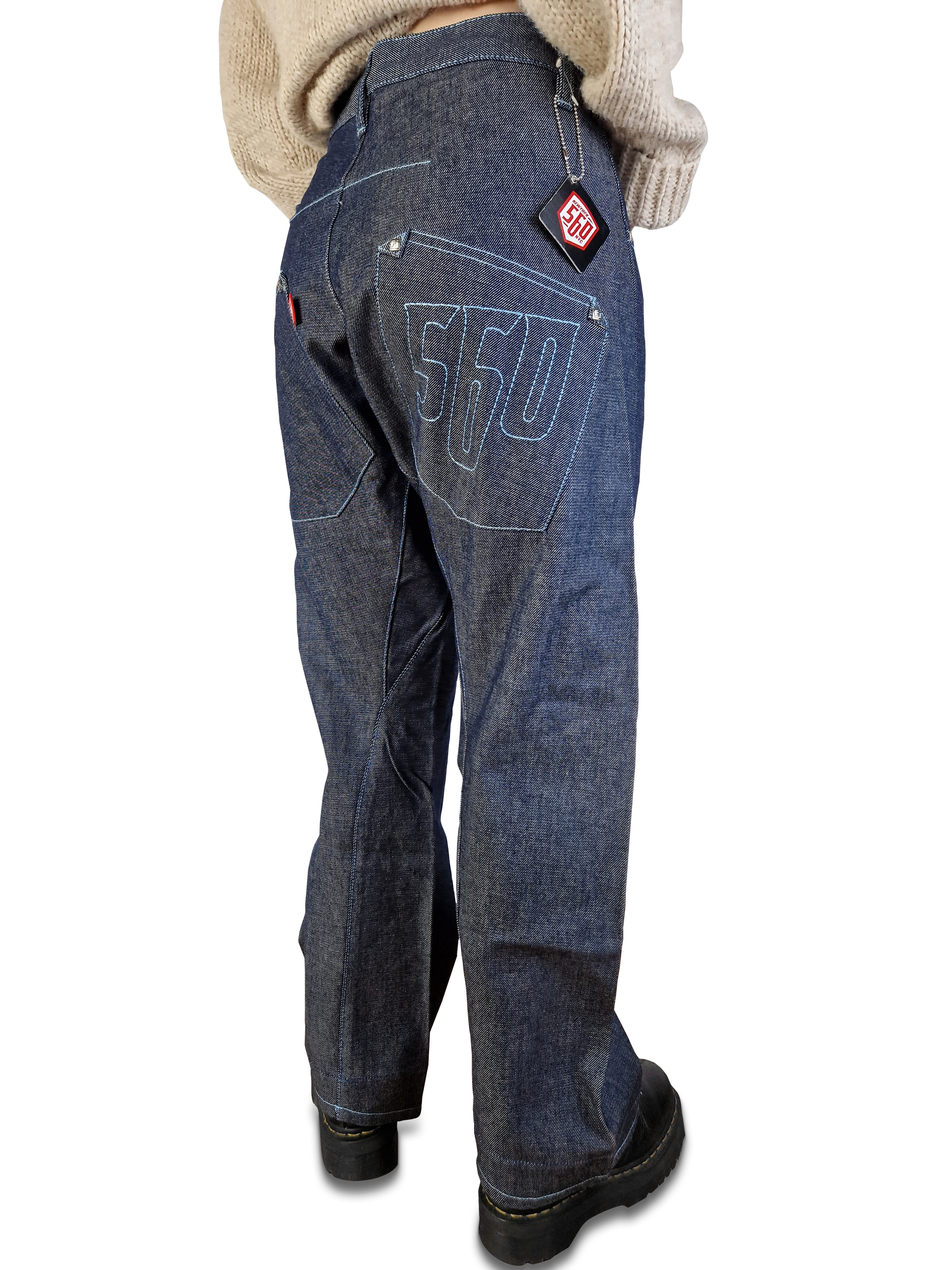 Y2K FJ560 Jeans Baggy Deadstock 1997 By Fat Joe Made In Hong Kong 28 - RareRags