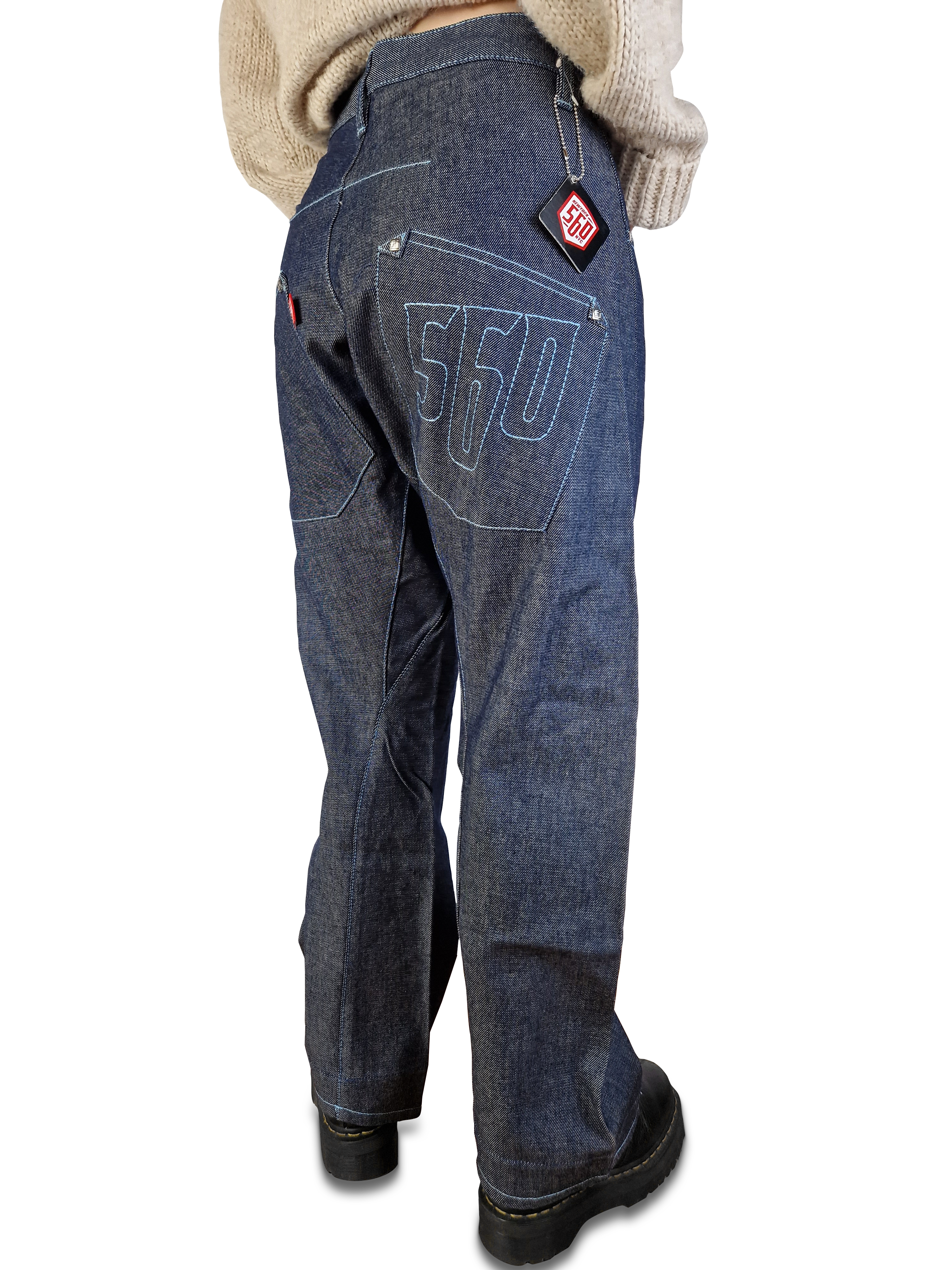 Y2K FJ560 Jeans Baggy Deadstock 1997 By Fat Joe Made In Hong Kong 28 - RareRags