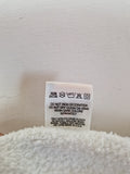 Vintage Fruit Of The Loom Sweater Made In USA French Cropped 50/50 Weiß L
