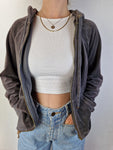 Y2K Juicy Jacke Velour Goldene Schrift S
