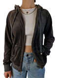 Y2K Juicy Jacke Velour Goldene Schrift S
