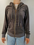 Y2K Juicy Jacke Velour Goldene Schrift S