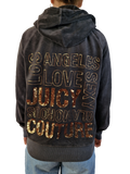 Y2K Juicy Jacke Velour Goldene Schrift S