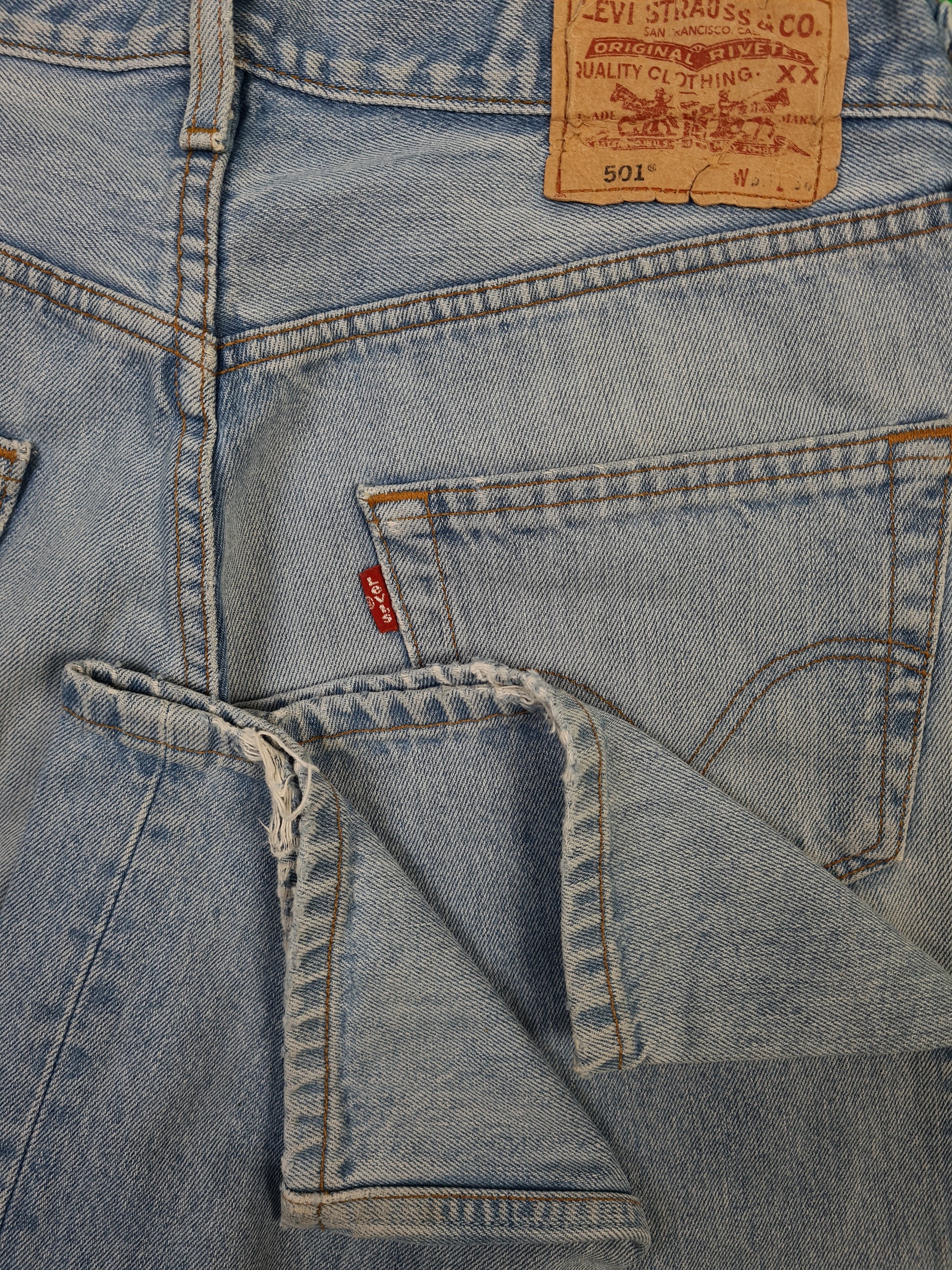 Vintage Levis Jeans 501 W33 L34 - RareRags