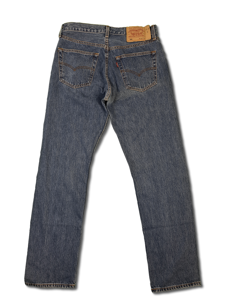 Vintage Levis Jeans 501 Basic Blau W32 L32 RareRags
