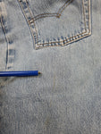 Rare! Vintage Levis Jeans 901 Made In UK Hellblau W32 L34