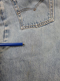 Rare! Vintage Levis Jeans 901 Made In UK Hellblau W32 L34