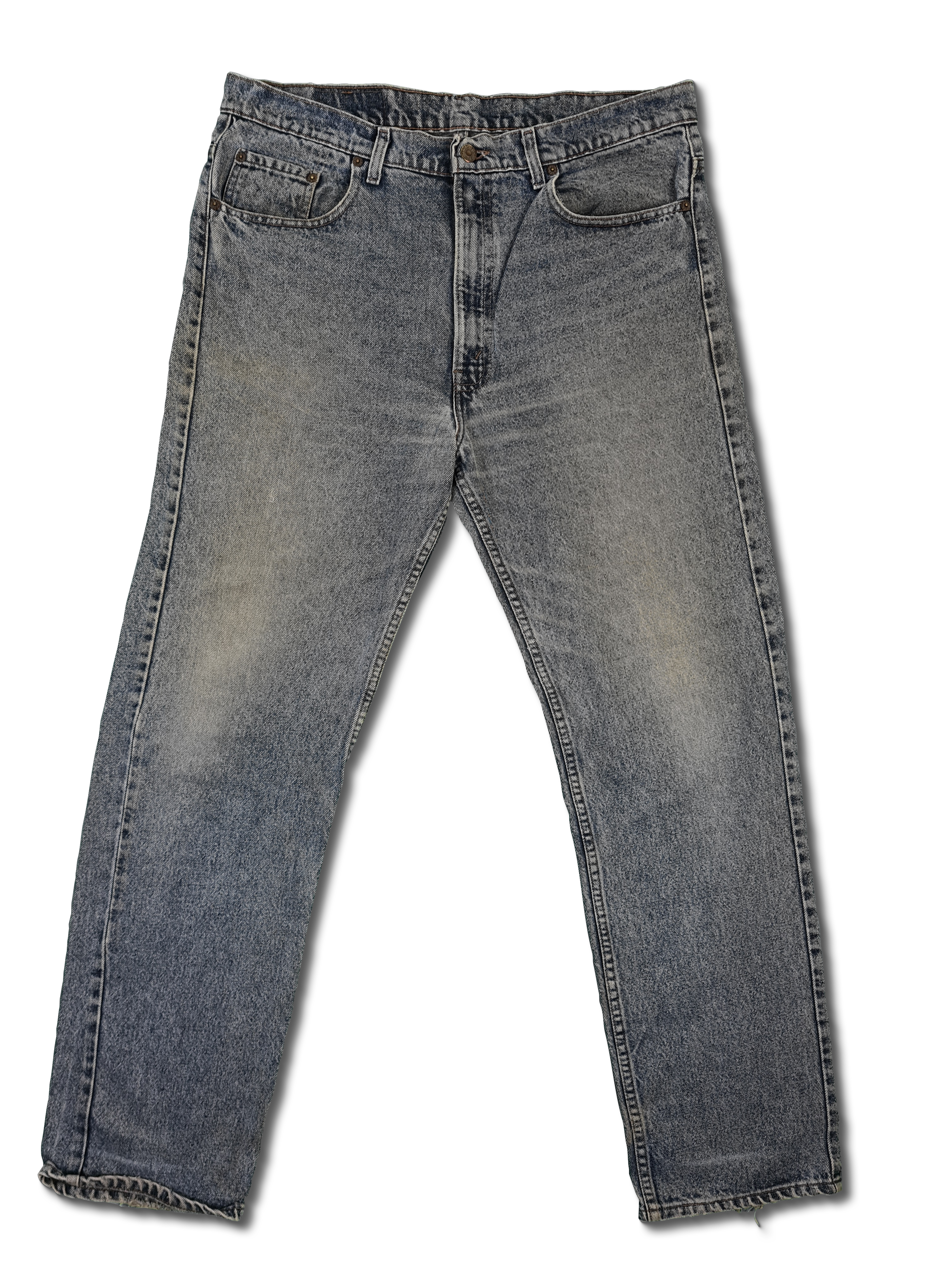 Vintage Levis Jeans 505 80s Made In USA Blau W38 L32 - RareRags