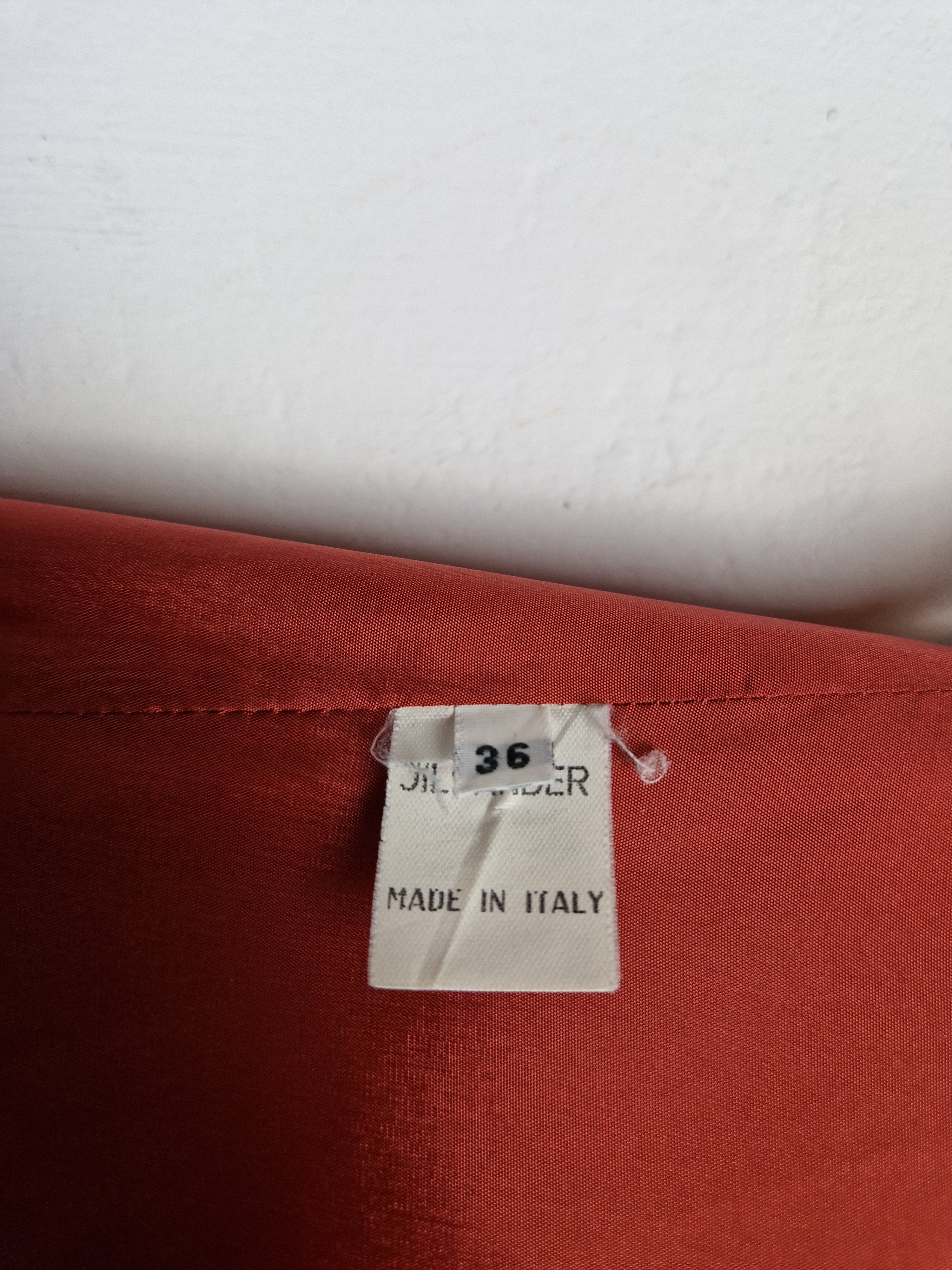 Vintage Jil Sander Blazer Cashmere Made In Italy Rot (36) S - RareRags