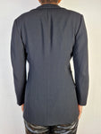 Vintage Jil Sander Blazer Lange Passform Dunkelblau S-M