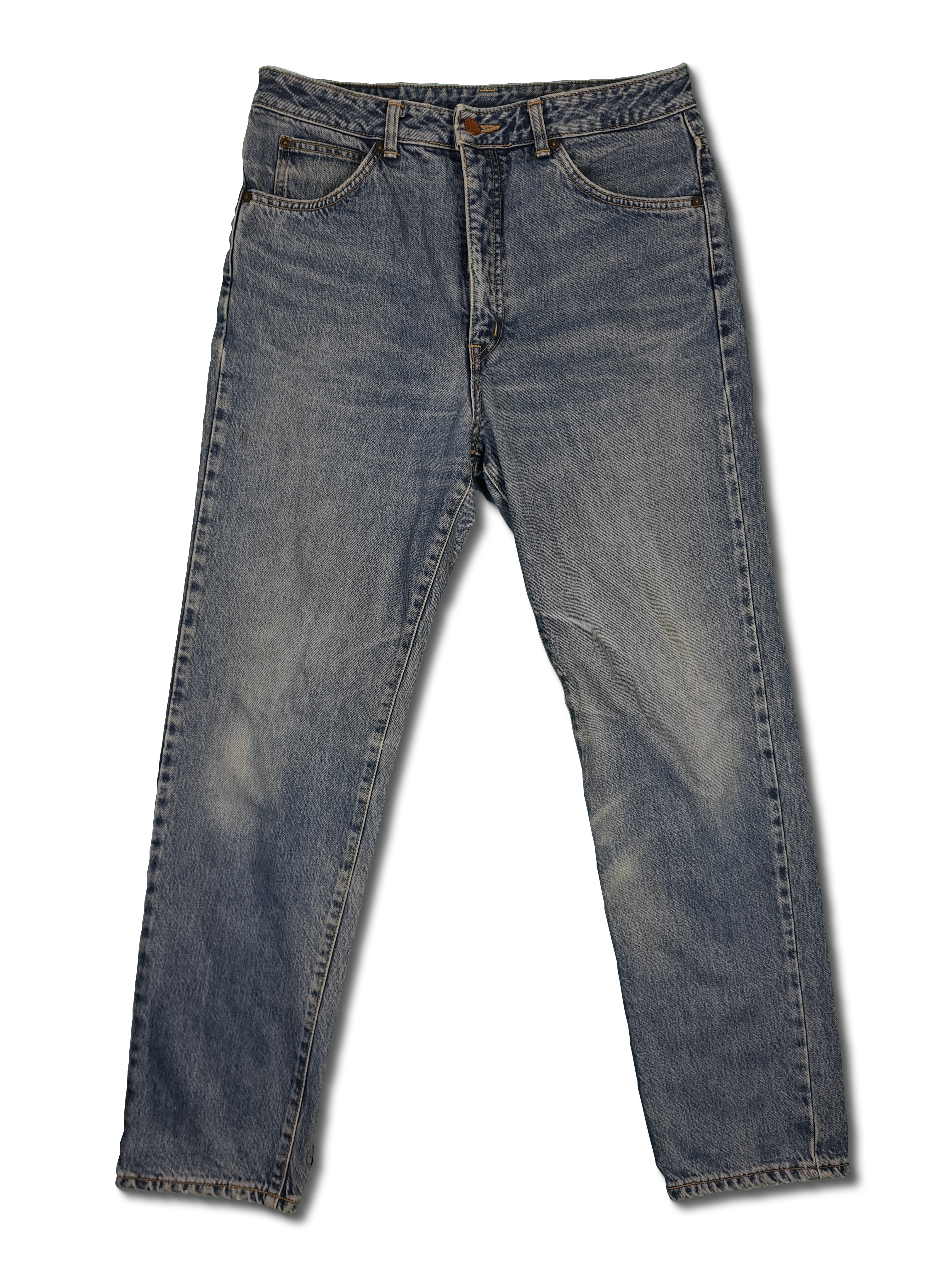Vintage Edwin Jeans London Slim Made In Japan Blau W34 L30 - RareRags