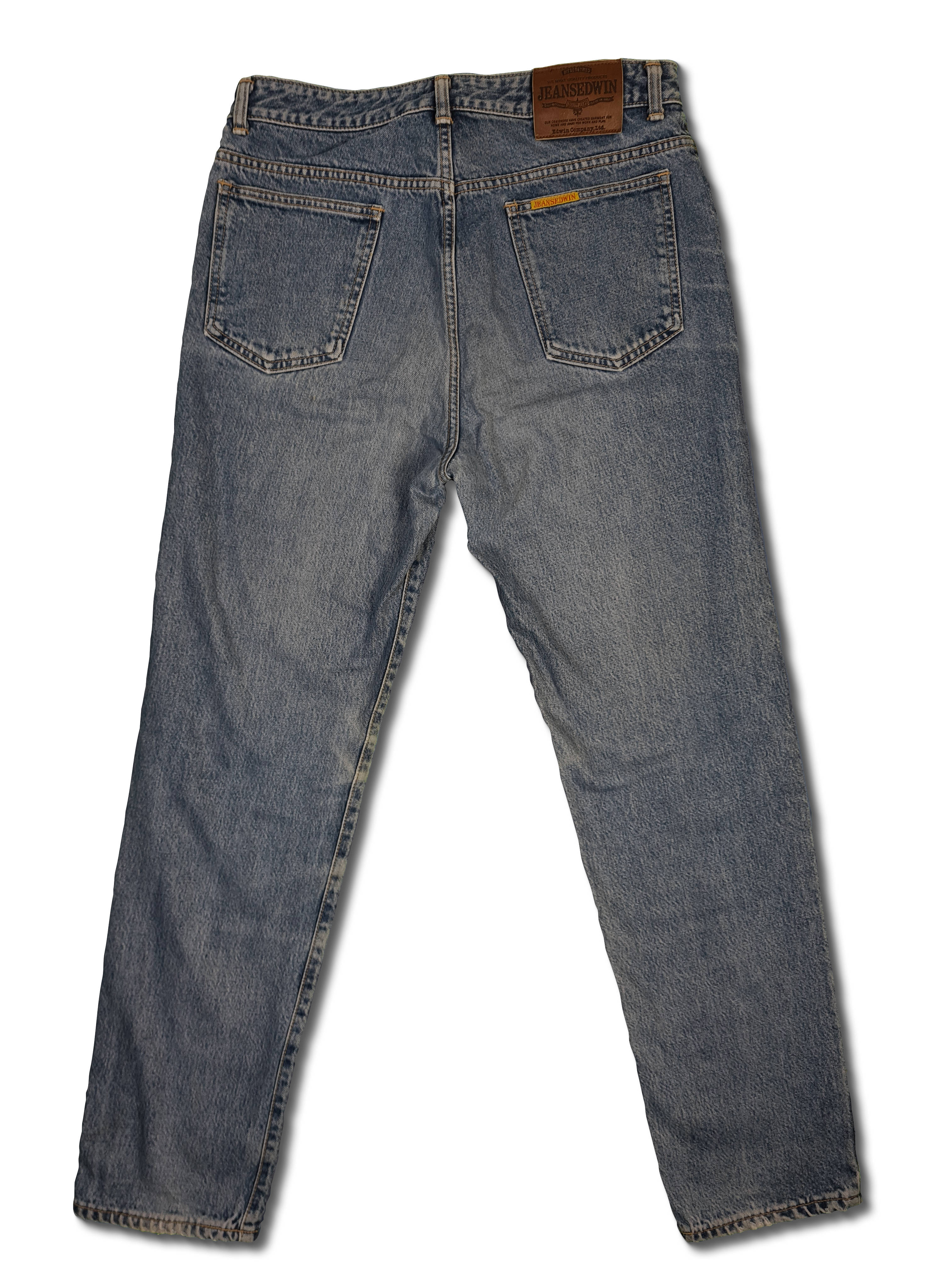 Vintage Edwin Jeans London Slim Made In Japan Blau W34 L30 - RareRags