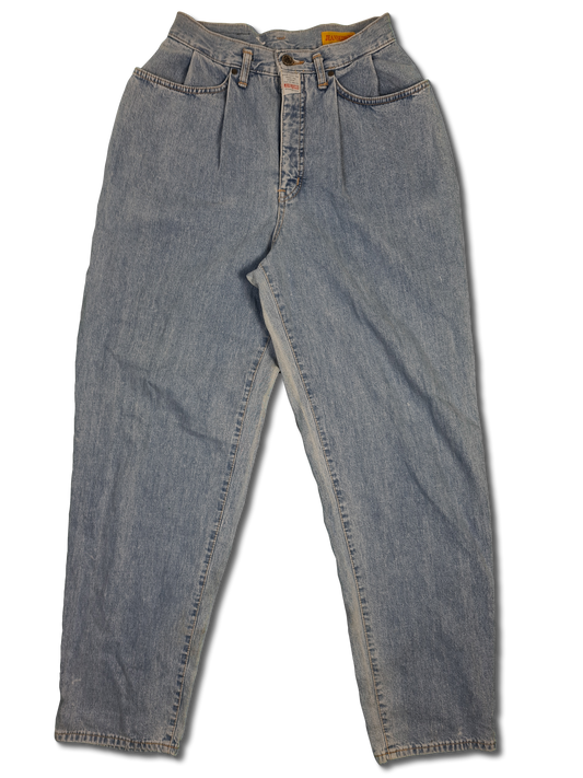 Vintage Edwin Jeans Wide Super Tack Made In Japan Hellblau W28 L32