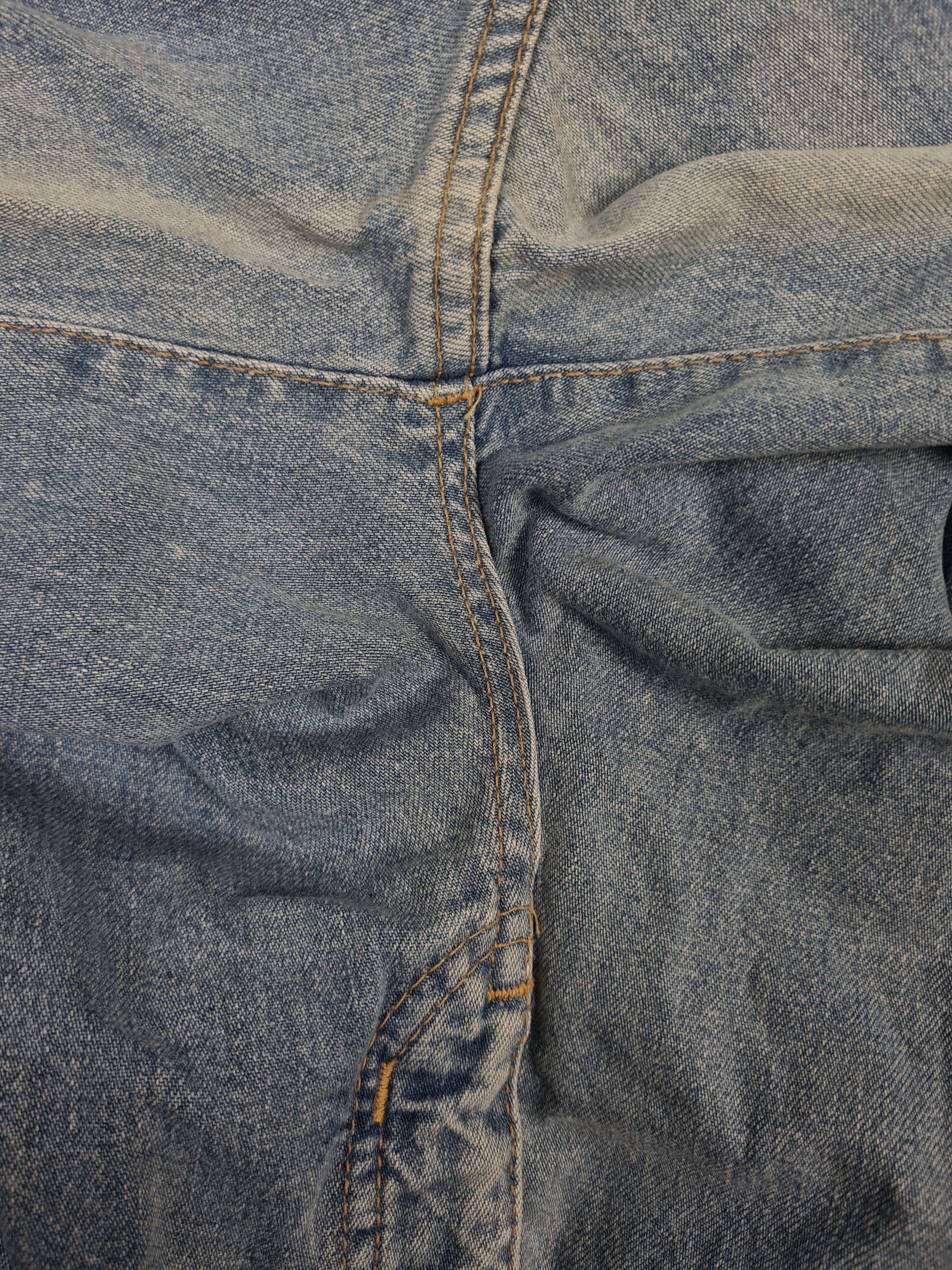 Vintage Edwin Jeans Wide Super Tack Made In Japan Hellblau W28 L32 - RareRags