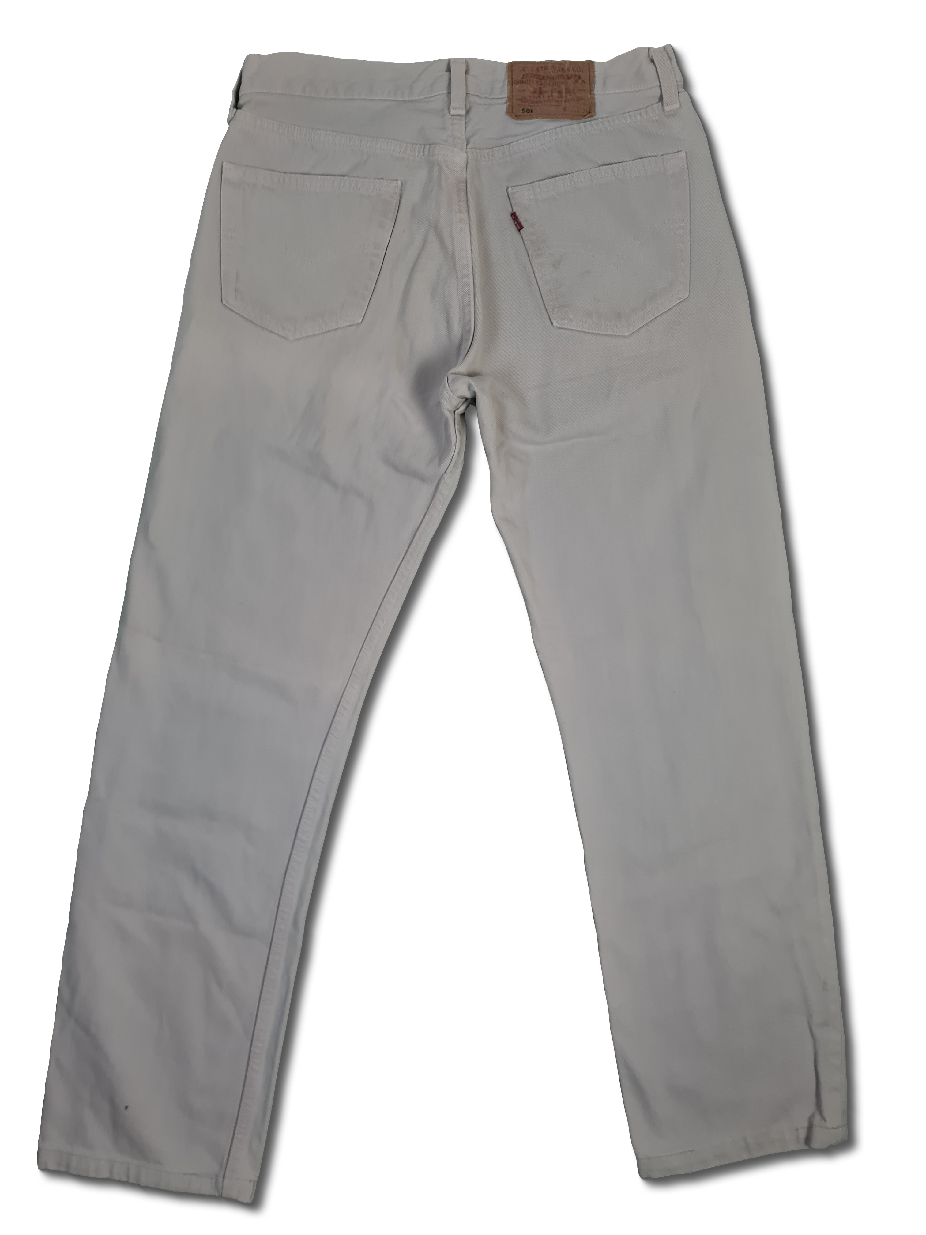 Vintage Levis Jeans 501 Made In USA 552 Weiß W34 L34 - RareRags