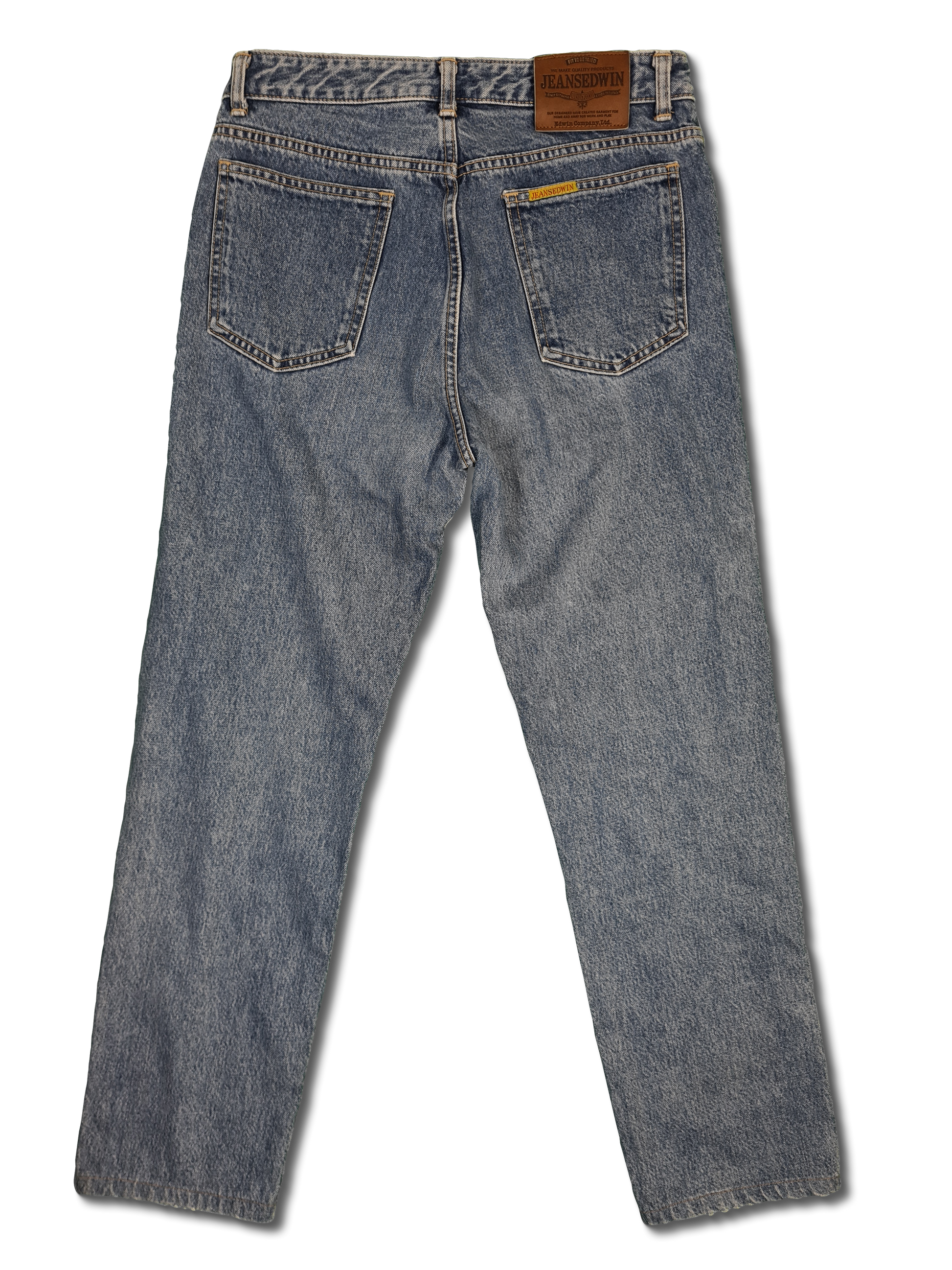 Vintage Edwin Jeans London Slim Made In Japan Blau W32 L30 - RareRags
